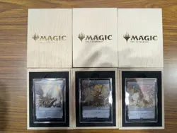 MTG Final Fantasy FF Stainless Token Complete Set of 3 Sephiroth Clue Treasure - Image 1