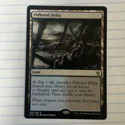 Polluted Delta Khans of Tarkir Regular NM 239/269 MTG - Image 1