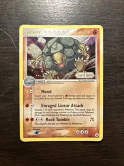 Pokemon TCG Golem 6/92 Legend Maker Stamped Holo Foil MP/HP 2006 - Image 1