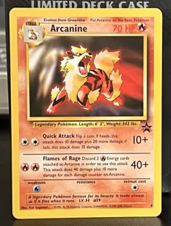 Arcanine 06/53 Wotc Promo Regular Pokemon - Image 1
