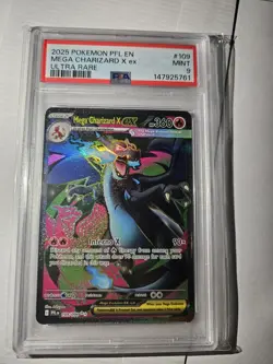 Mega Charizard X ex 109/094 Pokemon Pfl En-Phantasmal Flames NM PSA 9 - Image 1