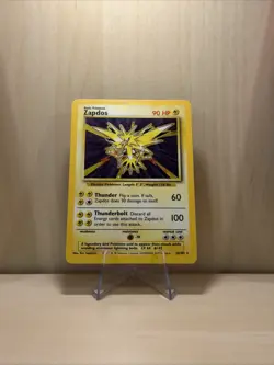 Zapdos 16/102 Unlimited Holo Rare - Pokemon Base Set HP - Image 1