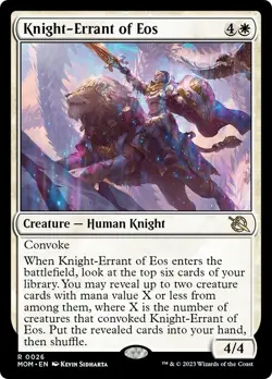 KNIGHT-ERRANT OF EOS mtg NM-M March of The Machine 1 Rare - Image 1