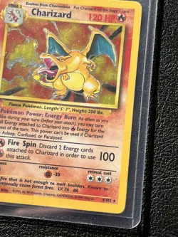 Pokemon TCG Charizard Base Set 4/102 Holo Unlimited Holo Rare - Image 1