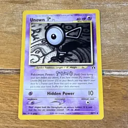 Pokemon TCG Unown F Neo Destiny 48/75 Regular Unlimited - Image 1