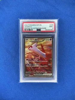 2024 Pokemon PSA 9 Latias ex #239/191 S&V Surging Sparks SIR Special Illust Rare - Image 1
