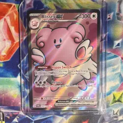 Pokemon TCG Blissey ex 201/167 Twilight Masquerade UR FA Holo - Image 1