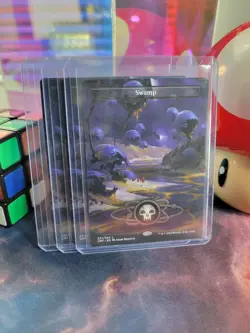 Swamp 237 (Borderless) Magic The Gathering Unfinity Regular Land NM x3 - Image 1