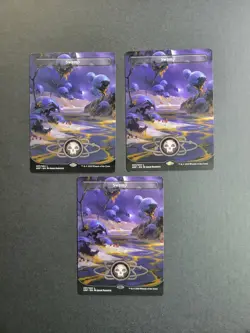 Swamp 237 (Borderless) Magic The Gathering Unfinity Regular Land NM x3 - Image 2