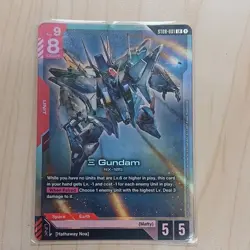 Bandai Xi Gundam RX-105 ST08-001 Gundam Card Game LR Unit Card HP 5 Power 5 - Image 1