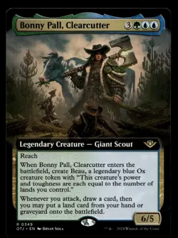 Bonny Pall, Clearcutter (Extended Art) MTG Outlaws of Thunder Junction M/NM X1 - Image 1