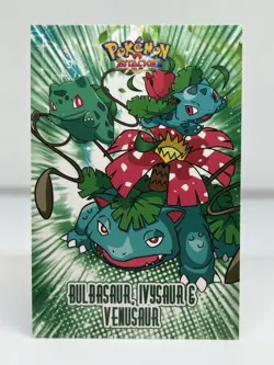 BULBASAUR IVYSAUR VENUSAUR - CARD DATABASE ATTACKS KANTO - POKEMON - Image 1