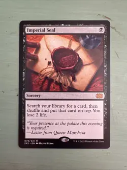 Magic The Gathering Imperial Seal Card - Double Masters 2022 - NM Mythic Rare - Image 1