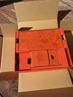 NO CARDS or DON!! One Piece Japanese Leather Storage Box 3rd Anniversary Set FS - Image 1