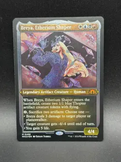 MTG Breya, Etherium Shaper M Modern Horizons 3 #486 Etched Foil - Image 1