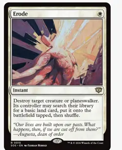 MTG: Erode x(1)~Secrets Of Strixhaven~Instant~Rare~NM - Image 1
