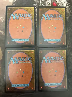 *** BETA Wild Growth x4 *** NM Clean! - Vintage MtG Magic - Image 2