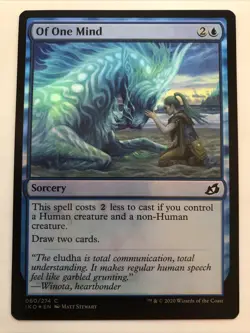 MTG Ikoria: Lair of Behemoths Of One Mind Foil 060/274 LP - Image 1
