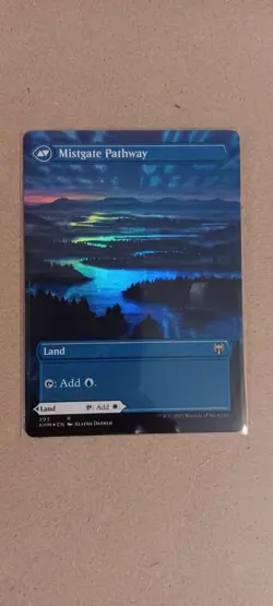 Hengegate Pathway (Borderless) #293 MTG: Kaldheim, English Foil NM - Image 2