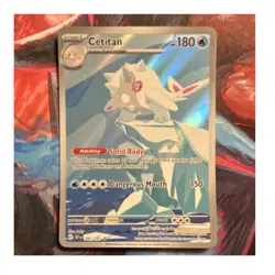 Pokemon Cetitan Sv08 Surging Sparks Illustration Rare Full Art Holo EN 201/191 - Image 1