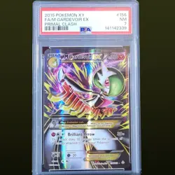 2015 POKEMON XY PRIMAL CLASH M GARDEVOIR EX #156 FULL ART PSA 7 - Image 1