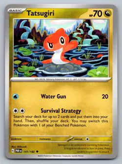 Pokemon TCG SV04: Paradox Rift Tatsugiri 141/182 - Image 1