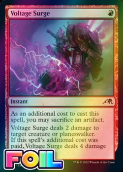 x1 Voltage Surge NEO MTG 171/302 FOIL COMMON M/NM 1x - Image 1