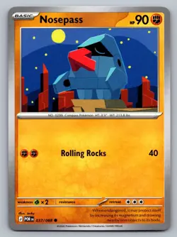 Pokemon TCG ME03: Perfect Order Nosepass 037/088 - Image 1