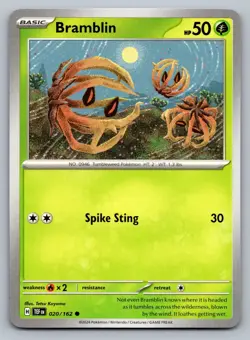 Pokemon TCG SV05: Temporal Forces Bramblin 020/162 - Image 1