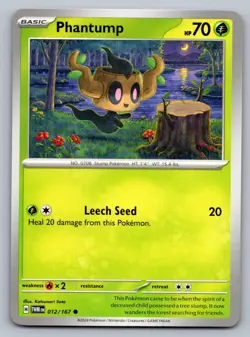 Pokemon TCG SV06: Twilight Masquerade Phantump 012/167 - Image 1
