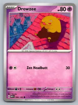 Pokemon TCG SV: Scarlet & Violet 151 Drowzee 096/165 - Image 1