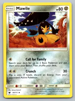 Pokemon TCG SM - Crimson Invasion Mawile 64/111 - Image 1