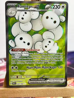 Famieps ex 233/182 Paradoxrift Deutsch NM Pokemon - Image 1