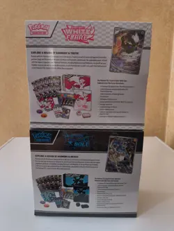 Black Bolt and White Flare POKEMON CENTER ETB Elite Trainer Box SEALED - Image 3