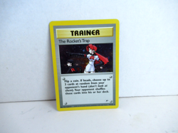 Pokemon TCG the Rockets Trap Holo Rare Gym Heroes 19/132 - Image 1