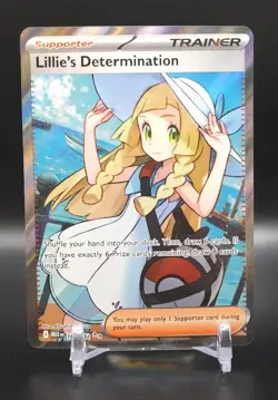 Pokemon - Lillie's Determination 169/132 - Me01: Mega Evolution Full Art Trainer - Image 1