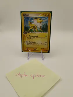Jolteon 3/17 Rare POP Series 3 Pokemon Holo Damaged - Image 3