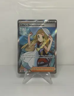Pokemon TCG Lillie's Determination Mega Evolution Ultra Rare #169/132 NM - Image 1