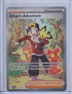 Pokemon TCG Ethan's Adventure Destined Rivals 236/182 Special Illustration Rare - Image 3