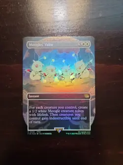 MTG Final Fantasy: Moogles' Valor(Borderless Foil) - Image 1