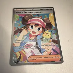 Pokemon TCG Rosa's Encouragement Full Art Holo 123/088 Ultra Rare - Image 1