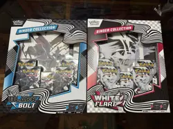 Pokemon Black Bolt and White Flare Binder Collections. Brand new. Factory sealed - Image 1
