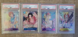ONE PIECE ILLUSTRATION BOX VOL 1&2 NAMI BOA MARIA YAMATO SEQUENTIAL SET PSA 10 - Image 1