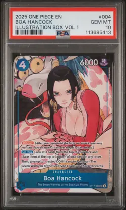ONE PIECE ILLUSTRATION BOX VOL 1&2 NAMI BOA MARIA YAMATO SEQUENTIAL SET PSA 10 - Image 4