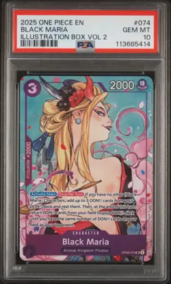 ONE PIECE ILLUSTRATION BOX VOL 1&2 NAMI BOA MARIA YAMATO SEQUENTIAL SET PSA 10 - Image 5