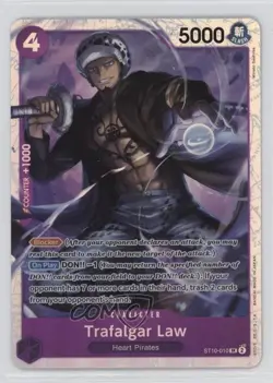 2023 One Piece Card Game: The Three Captains ST-10 Trafalgar Law #ST10-010 - Image 1
