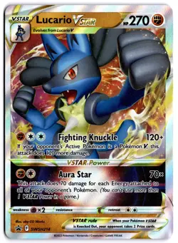 Lucario VSTAR - SWSH214 Promo Holo - SWSH: Sword & Shield Promo Cards - NM - Image 1