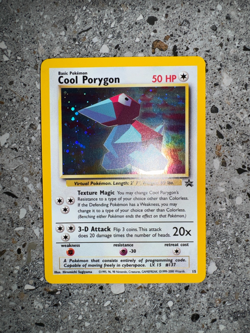 Pokemon TCG Cards Cool Porygon 15 WOTC Black Star Promo Holo NM * Swirl * - Image 4