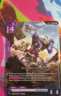 Gundam Dynames - ST07-005 LR Gundam Card Game - Near Mint/Mint - Image 1