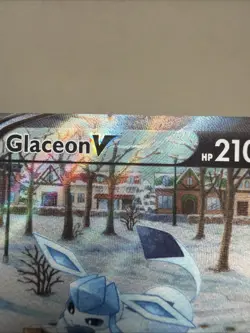 Glaceon v Evolving Skies Card 175/203 (Damaged Binder Copy) - Image 3